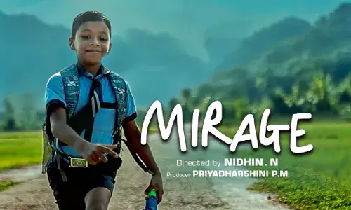 നിധിൻ എൻ സംവിധാനം ചെയ്യുന്ന പുതിയ ഷോർട് ഫിലിം: മിറാഷ് നിധിൻ എൻ സംവിധാനം ചെയ്യുന്ന പുതിയ ഷോർട് ഫിലിം: മിറാഷ്