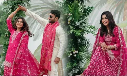 ഹൽദി ആഘോഷ ചിത്രങ്ങളുമായി മീര നന്ദൻ