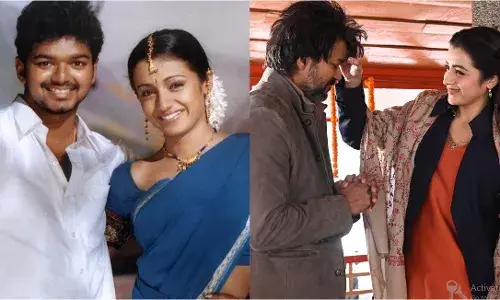 എംജിആറിന് ജയലളിത പോലെ വിജയിക്കൊപ്പം തൃഷ: ഗായിക സുചിത്ര എംജിആറിന് ജയലളിത പോലെ വിജയിക്കൊപ്പം തൃഷ: ഗായിക സുചിത്ര