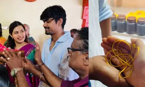അശ്വിന്റെ കുടുംബത്തോടൊപ്പം താലി പൂജിച്ച് വാങ്ങി ദിയ കൃഷ്ണ ; ചിത്രങ്ങൾ അശ്വിന്റെ കുടുംബത്തോടൊപ്പം താലി പൂജിച്ച് വാങ്ങി ദിയ കൃഷ്ണ ; ചിത്രങ്ങൾ