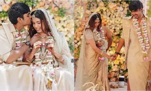 ലളിതമായ ചടങ്ങ്; ദിയ കൃഷ്ണയും അശ്വിനും വിവാഹിതരായി