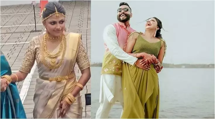 നടി ശ്രീവിദ്യ മുല്ലച്ചേരി വിവാഹിതയായി