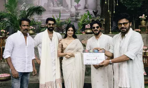 ദുൽഖർ സൽമാൻ ചിത്രം കാന്ത ആരംഭിച്ചു; നിർമ്മാണം വേഫേറർ ഫിലിംസ്, സ്പിരിറ്റ് മീഡിയ