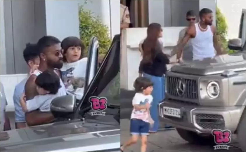 നടാഷയുമായി വേർപ്പിരിഞ്ഞശേഷം മകനെക്കണ്ട സന്തോഷത്തിൽ ഹാർദിക് നടാഷയുമായി വേർപ്പിരിഞ്ഞശേഷം മകനെക്കണ്ട സന്തോഷത്തിൽ ഹാർദിക്