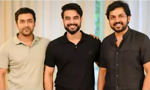 ഒരമ്മ പെറ്റ അളിയന്മാർ; സൂര്യയ്ക്കും കാർത്തിക്കുമൊപ്പം ടൊവിനോ