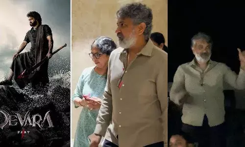 രാജമൗലി എത്തി ദേവരുടെ എഫ് ഡി.എഫ്.എസ് കാണാൻ. രാജമൗലി എത്തി ദേവരുടെ എഫ് ഡി.എഫ്.എസ് കാണാൻ.