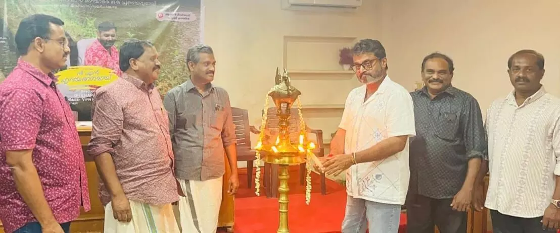 നീ എൻ ഹൃദയരാഗമായ്. സജി സോമൻ പ്രകാശനം ചെയ്തു