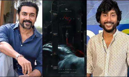 ആർ ജെ ബാലാജി -സൂര്യ ആക്ഷൻ ചിത്രം ; സൂര്യ 45 ഫസ്റ്റ് ലൂക്ക് പുറത്ത് ആർ ജെ ബാലാജി -സൂര്യ ആക്ഷൻ ചിത്രം ; സൂര്യ 45 ഫസ്റ്റ് ലൂക്ക് പുറത്ത്