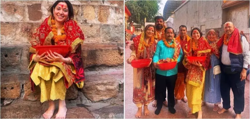 കാമാഖ്യാ ക്ഷേത്ര ദർശനം നടത്തി തമന്ന ഭാട്ടിയ കാമാഖ്യാ ക്ഷേത്ര ദർശനം നടത്തി തമന്ന ഭാട്ടിയ