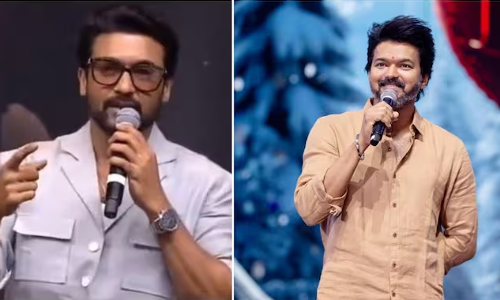 വിജയുടെ രാഷ്ട്രീയ പ്രവേശനത്തിന് ആശംസകൾ നേർന്ന് സൂര്യ