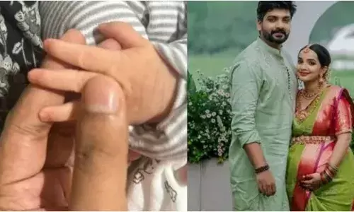 ആദ്യത്തെ കൺമണിയെ വരവേറ്റ് തേജസും മാളവികയും