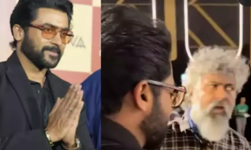 സൂര്യയോടു കയർത്ത് പാപ്പരാസി; ക്ഷമ ചോദിച്ചു താരം