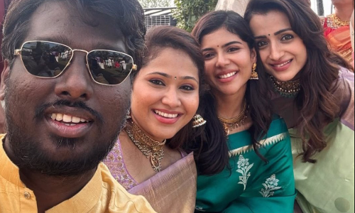 കീർത്തി സുരേഷിന്റെ വിവാഹത്തിൽ വൈറലായി തൃഷയുടെ ലുക്ക്