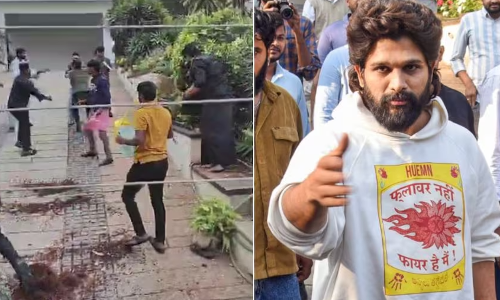 സൂപ്പർ താരം അല്ലു അർജുന്റെ വീടിന് നേരേ ആക്രമണം