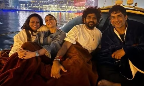 കുടുബസമേതം പുതുവത്സരം ആഘോഷിച്ചു  നയനതാരയും മാധവനും