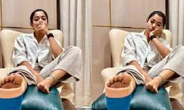 ജിമ്മിലെ പരിശീലനത്തിനിടയില്‍ രശ്മിക  മന്ദനായ്ക്ക് പരുക്ക് ;സിക്കന്തര്‍, തമ,  കുബേര എന്നി ചിത്രങ്ങൾ ഷൂട്ടിംഗ് വൈകും