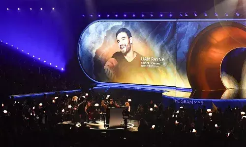 ഗ്രാമി പുരസ്‌കാര വേദിയിൽ അന്തരിച്ച ലിയാം പെയ്‌നിന് ഹൃദയംഗമമായ ആദരവ്