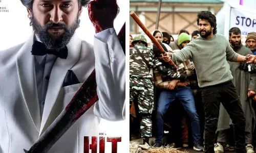 24 മണിക്കൂറിൽ 21 മില്യൺ കാഴ്ചക്കാരെ നേടി നാനിയുടെ വയലന്റ് കോപ്പ് ; യൂട്യൂബിൽ ട്രെൻഡിങ്ങായി  ഹിറ്റ് 3 ടീസർ 24 മണിക്കൂറിൽ 21 മില്യൺ കാഴ്ചക്കാരെ നേടി നാനിയുടെ വയലന്റ് കോപ്പ് ; യൂട്യൂബിൽ ട്രെൻഡിങ്ങായി  ഹിറ്റ് 3 ടീസർ