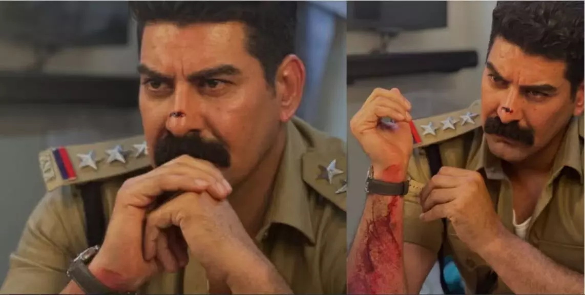 ഒറ്റക്കൊമ്പനിലെ വില്ലൻ പൊലീസാണ്, തന്റെ ലുക്ക് പങ്കുവച്ച് കബീർ ദുഹാൻ സിങ്