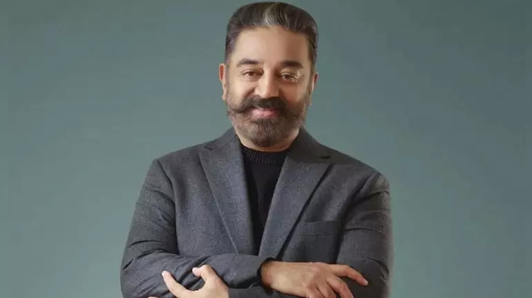 കന്നഡ ഭാഷാ വിവാദം : കമൽ ഹാസന്റെ ചിത്രത്തിന് തീ കൊളുത്തി യുവാവ്