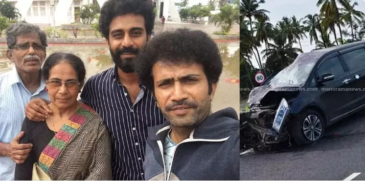 അപകടം ഉണ്ടായത് മറുഭാഗത്തുനിന്ന് വന്ന ലോറി അപ്രതീക്ഷിതമായി തിരിഞ്ഞ്   ഷൈനിന്റെ ഡ്രൈവർ പറയുന്നു