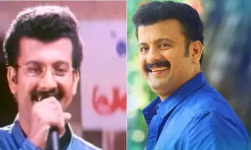 നിറത്തിലെ സൂപ്പർഹിറ്റ് പാട്ടിന് വീണ്ടും താളം പിടിച്ച് ബോബൻ ആലുംമൂടൻ