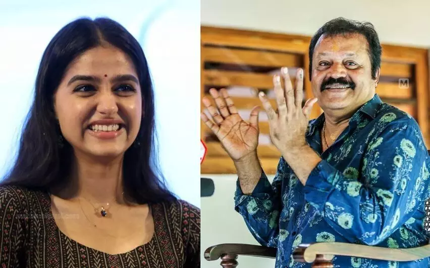 ഉര്‍വശിയെ കണ്ട് അതിശയിച്ചതുപോലെ; അനശ്വരയുടെ അഭിനയത്തെ പ്രകീര്‍ത്തിച്ച് സുരേഷ് ഗോപി