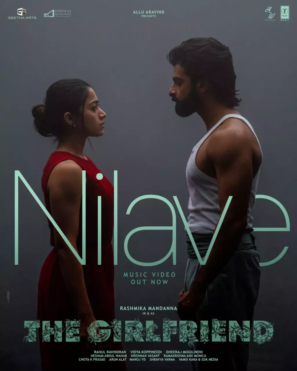 രശ്മിക മന്ദാന- ദീക്ഷിത് ഷെട്ടി ചിത്രം ദി ഗേള്ഫ്രണ്ട് ലെ ആദ്യ ഗാനം പുറത്ത് രശ്മിക മന്ദാന- ദീക്ഷിത് ഷെട്ടി ചിത്രം ദി ഗേള്ഫ്രണ്ട് ലെ ആദ്യ ഗാനം പുറത്ത്