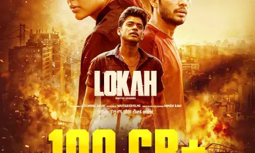 ലോക വിദേശ ബോക്സ് ഓഫീസില് 100 കോടിയിലധികം കളക്ഷനുമായി മുന്നോട്ട് ലോക വിദേശ ബോക്സ് ഓഫീസില് 100 കോടിയിലധികം കളക്ഷനുമായി മുന്നോട്ട്