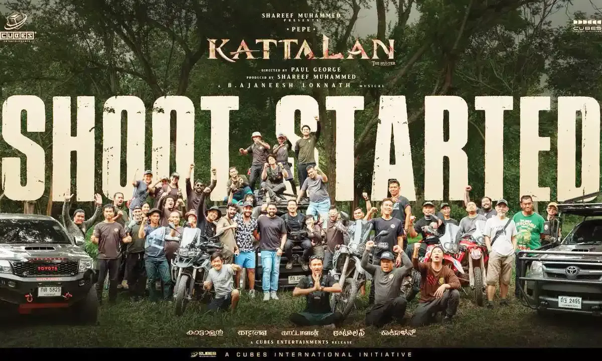 ഓങ് ബാക്ക് ടീമിനൊപ്പം കാട്ടാളന്‍ ചിത്രീകരണത്തിന് തുടക്കം