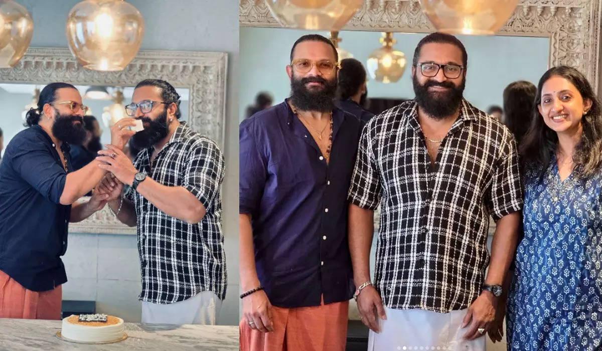 കത്തനാരെ കാണാന്‍ കാന്താര എത്തി! കേക്ക് മുറിച്ച് വിജയാഘോഷം