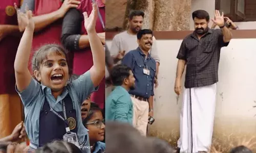 ജോര്‍ജുകുട്ടി സ്‌കൂളില്‍ എത്തി; ആവേശത്തില്‍ കുട്ടികള്‍!