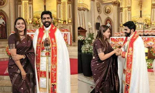 ഈശോയോട് എന്റെ വിശേഷങ്ങള്‍ പറയാനുള്ള ദൂതന്‍, സന്തോഷവും അഭിമാനവും; അനുശ്രീയുടെ കുറിപ്പ്