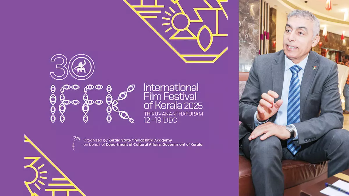 ശബ്ദം നഷ്ടപ്പെട്ടവരുടെ ശബ്ദമായി കേരളത്തിന്റെ ചലച്ചിത്രമേള തുടരണം; പലസ്തീന് അംബാസഡര് അബ്ദുള്ള അബു ഷാവേഷ് ശബ്ദം നഷ്ടപ്പെട്ടവരുടെ ശബ്ദമായി കേരളത്തിന്റെ ചലച്ചിത്രമേള തുടരണം; പലസ്തീന് അംബാസഡര് അബ്ദുള്ള അബു ഷാവേഷ്