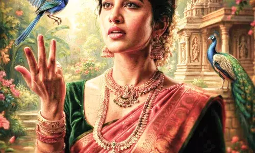 അഭിഷേക് നാമ - വിരാട് കര്‍ണ്ണ ചിത്രം  നാഗബന്ധം; നഭാ നടേഷ് ഫസ്റ്റ് ലുക്ക് പുറത്ത്