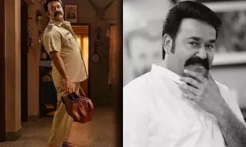 താടി എടുത്ത് മീശ പിരിച്ചു പോലീസ് യുണിഫോമിൽ മോഹൻലാൽ