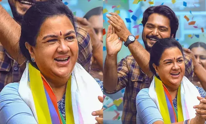 ഉർവശി പ്രധാന വേഷത്തിലെത്തുന്ന എൽ ജഗദമ്മ എഴാം ക്ലാസ് ബി; സിനിമയുടെ പോസ്റ്റർ പുറത്ത് ഉർവശി പ്രധാന വേഷത്തിലെത്തുന്ന എൽ ജഗദമ്മ എഴാം ക്ലാസ് ബി; സിനിമയുടെ പോസ്റ്റർ പുറത്ത്