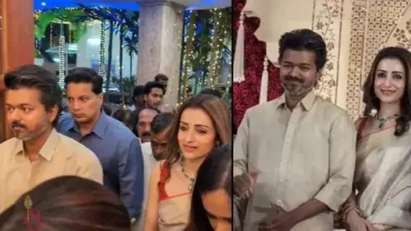 അവിഹിത കഥ സത്യം തന്നെ ; വിവാഹ ചടങ്ങിൽ തൃഷയുമായി ഒന്നിച്ചെത്തി നടൻ വിജയ്