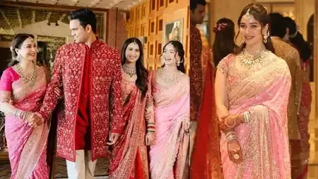 സാറാ തെണ്ടുൽക്കറുടെ പിങ്ക് സാരിയിൽ കണ്ണുടക്കി ഫാഷൻ ലോകം