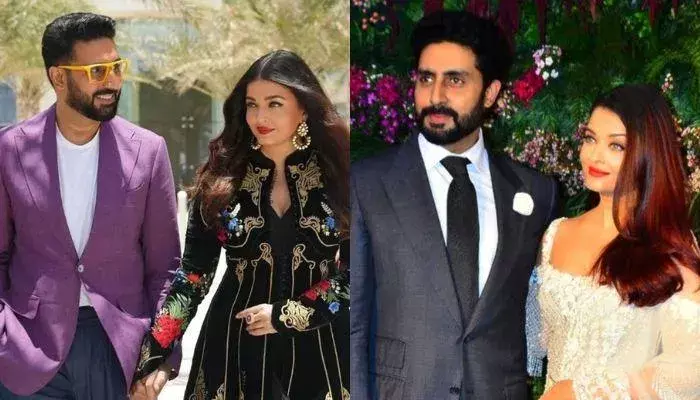 ക്യാമറകൾക്കുമുന്നിൽ ആഷും അഭിഷേകും, വിമർശകർക്കുള്ള മറുപടിയെന്ന് ആരാധകർ .