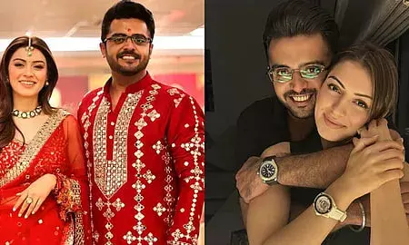 നടി ഹൻസിക മൊത്വാനി   വിവാഹമോചിതരായി.