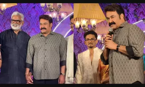 ബ്ലെസിയുടെ മകന്റെ വിവാഹ വേദിയിൽ ഓർമ്മകൾ പങ്കുവെച്ച് മോഹൻലാൽ.