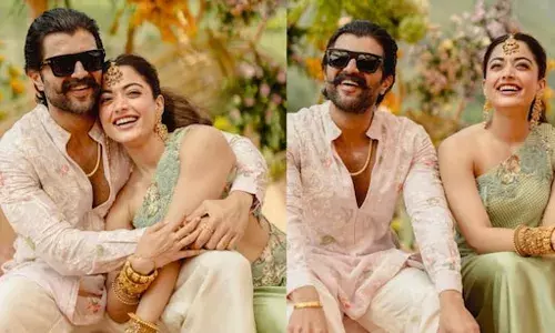 ഹൽദി പ്ലസ് ഹോളി വിരോഷ് -  ഹൽദി ചടങ്ങിലെ ചിത്രങ്ങളിപ്പോൾ വൈറൽ .