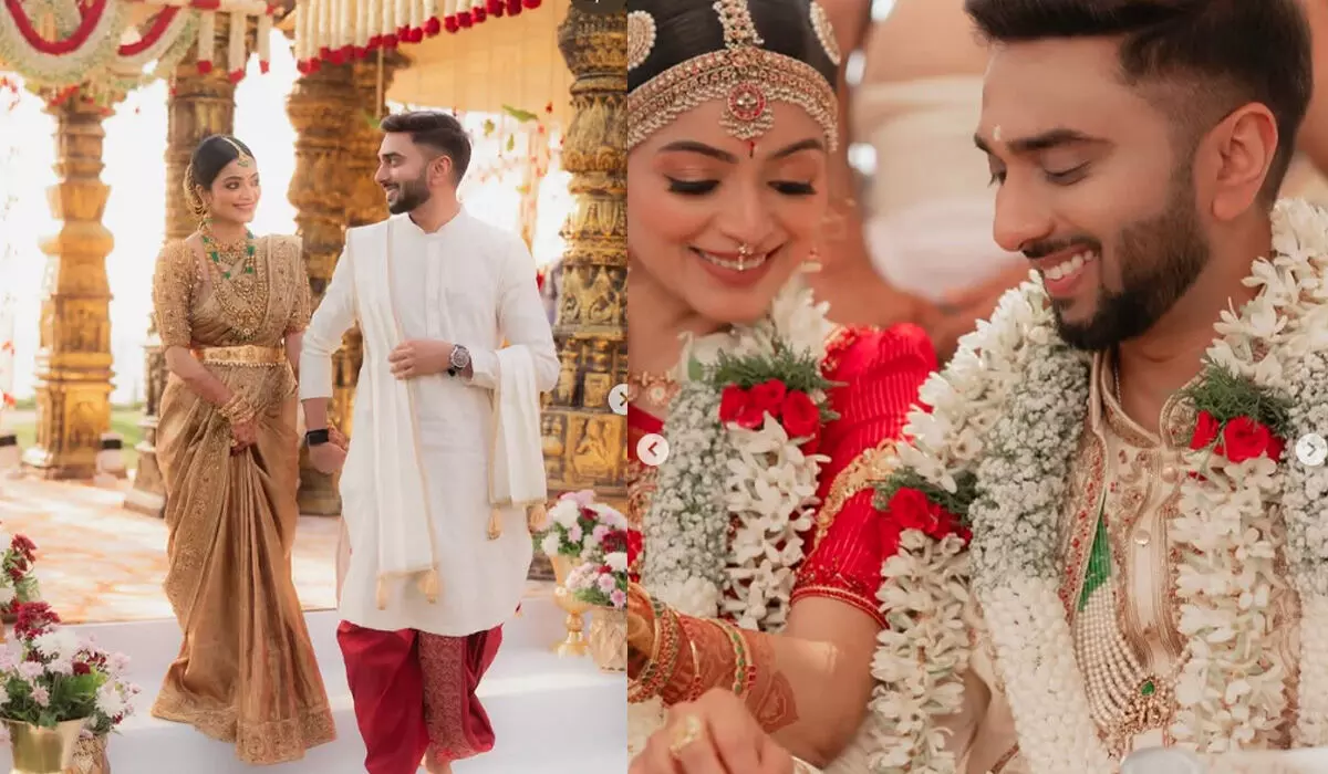 നടി ജനനി അയ്യര് വിവാഹിതയായി; ചിത്രങ്ങള് പങ്കുവച്ച് താരം നടി ജനനി അയ്യര് വിവാഹിതയായി; ചിത്രങ്ങള് പങ്കുവച്ച് താരം