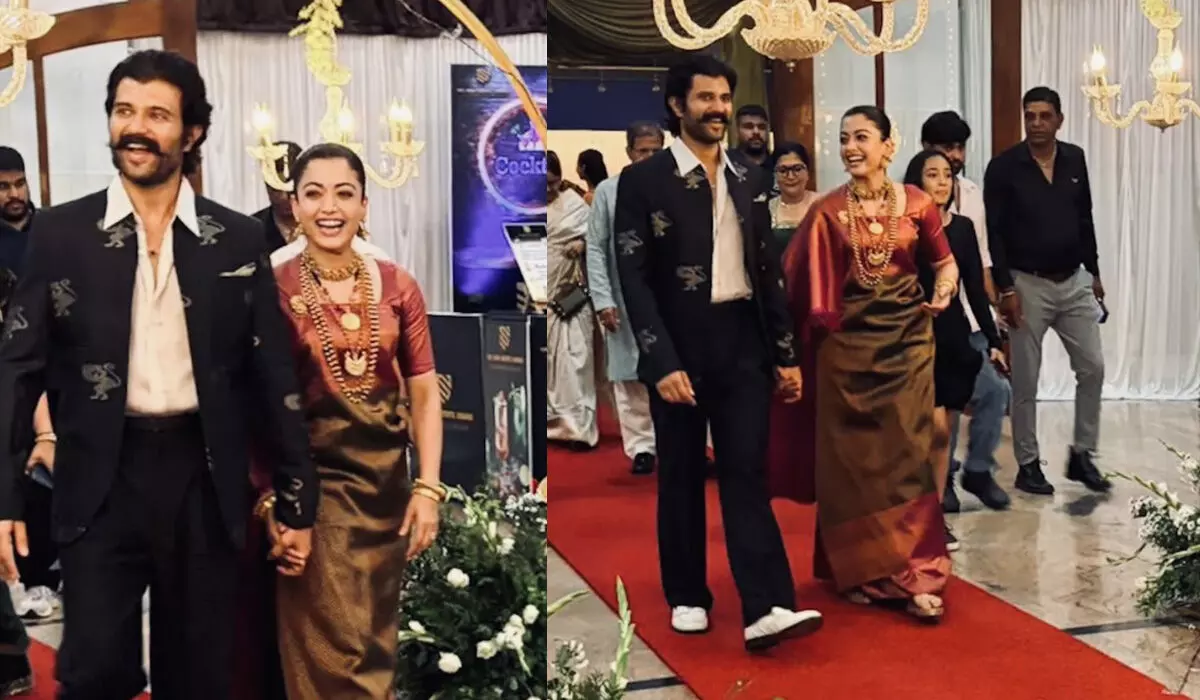 മുല്ലപ്പൂ ചൂടി നാടന് പെണ്ണായി രശ്മിക; കുടകിലെ സ്ത്രീകള് സുന്ദരികളാണെന്ന് വിജയ് ദേവരകൊണ്ട! മുല്ലപ്പൂ ചൂടി നാടന് പെണ്ണായി രശ്മിക; കുടകിലെ സ്ത്രീകള് സുന്ദരികളാണെന്ന് വിജയ് ദേവരകൊണ്ട!